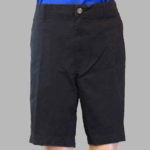Goodfellow Men's Flat Front Black Shorts 9-inch Inseam Size 36 (C591) - Picture 1 of 9